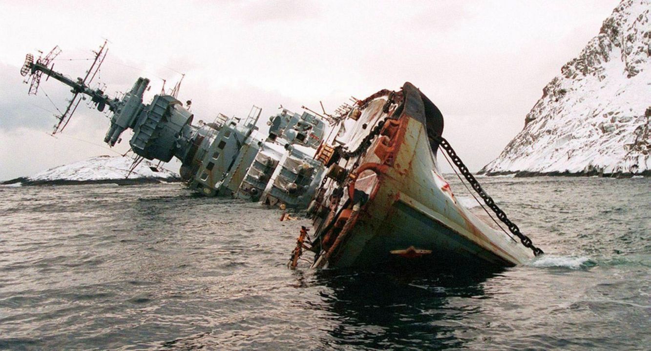 Затонувший крейсер Мурманск
