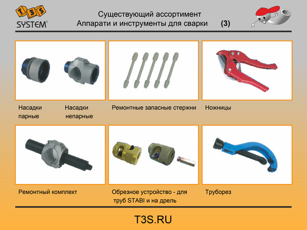 T3S system. Трубы и фитинги полипропиленовые производства Чехия. T3S.ru